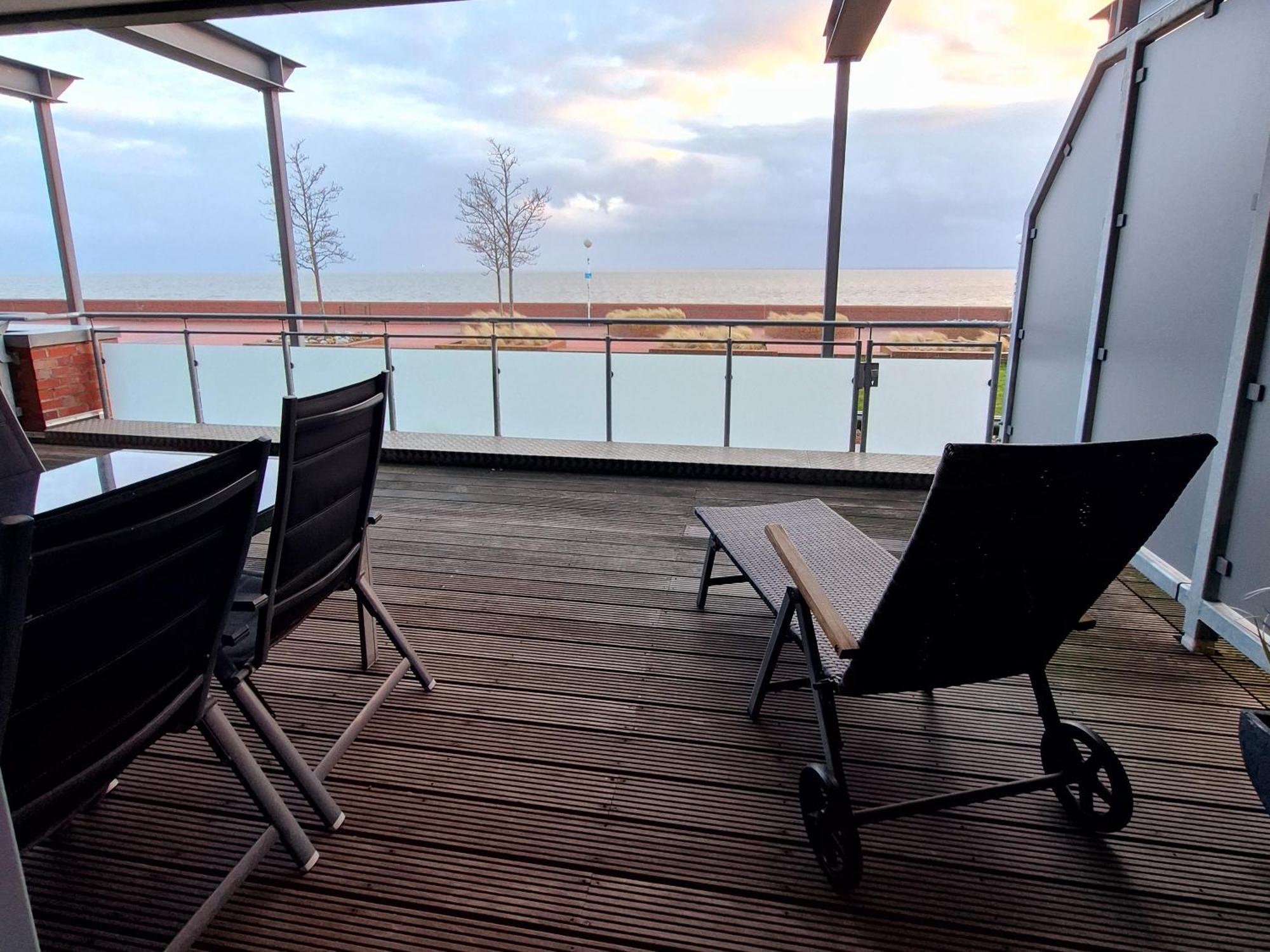 Mehr Meer geht nicht Wilhelmshaven Exterior foto