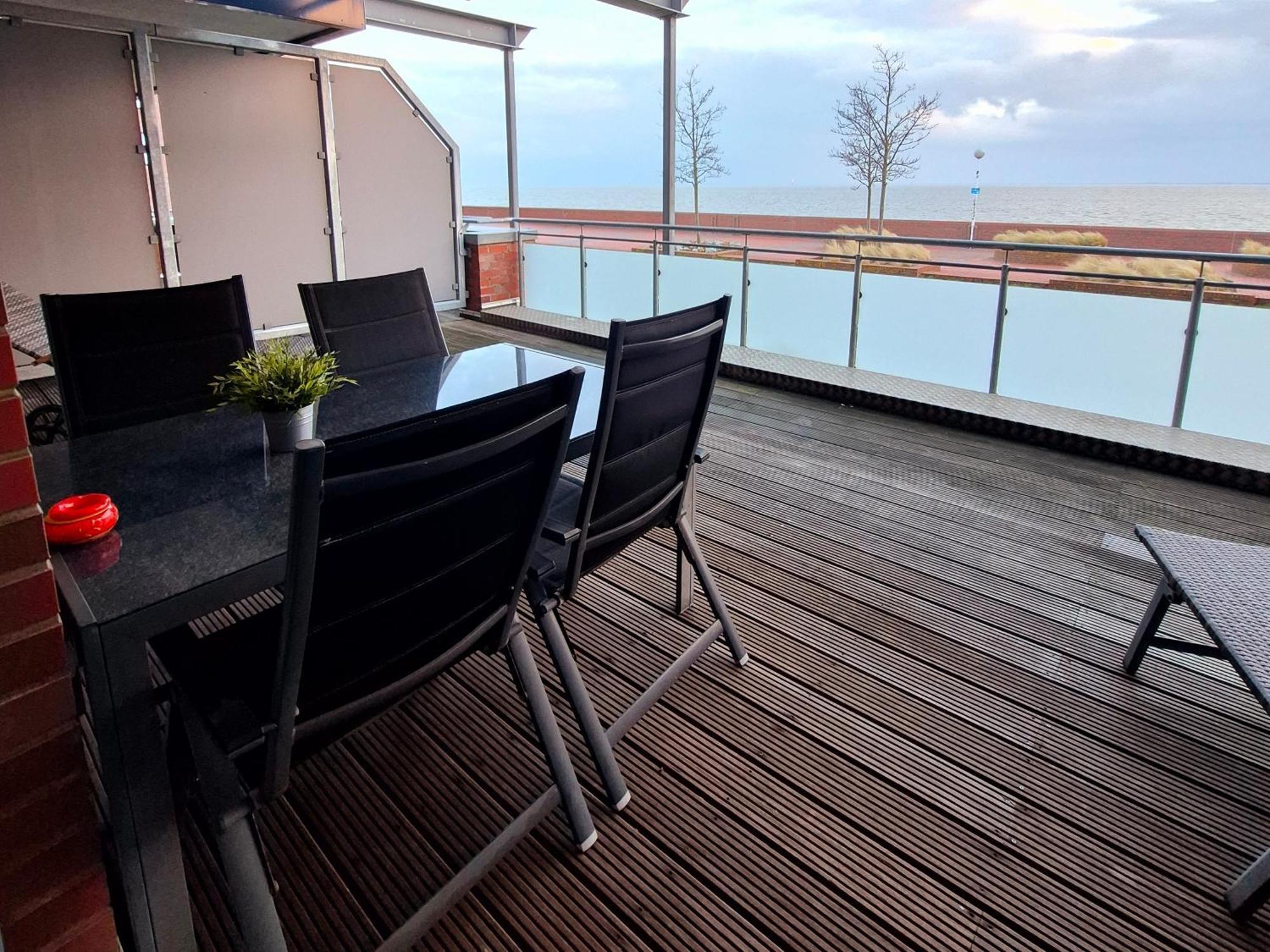 Mehr Meer geht nicht Wilhelmshaven Exterior foto