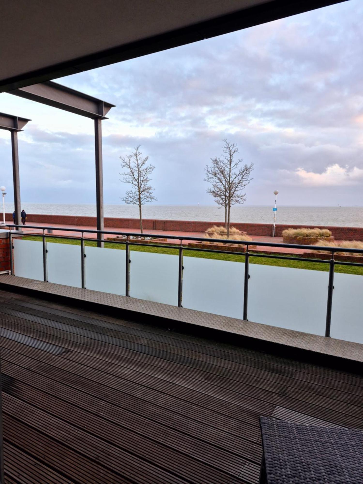Mehr Meer geht nicht Wilhelmshaven Exterior foto